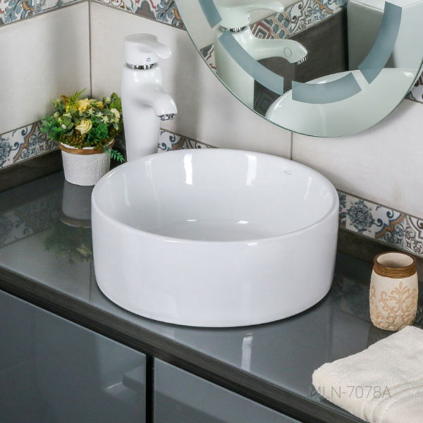 Раковина накладная Brevita Melana 41 MLN-7078A